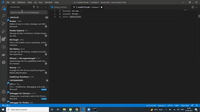 setup C/C++ development Environment in Visual studio Code and run your first CPP program. смотреть онлайн