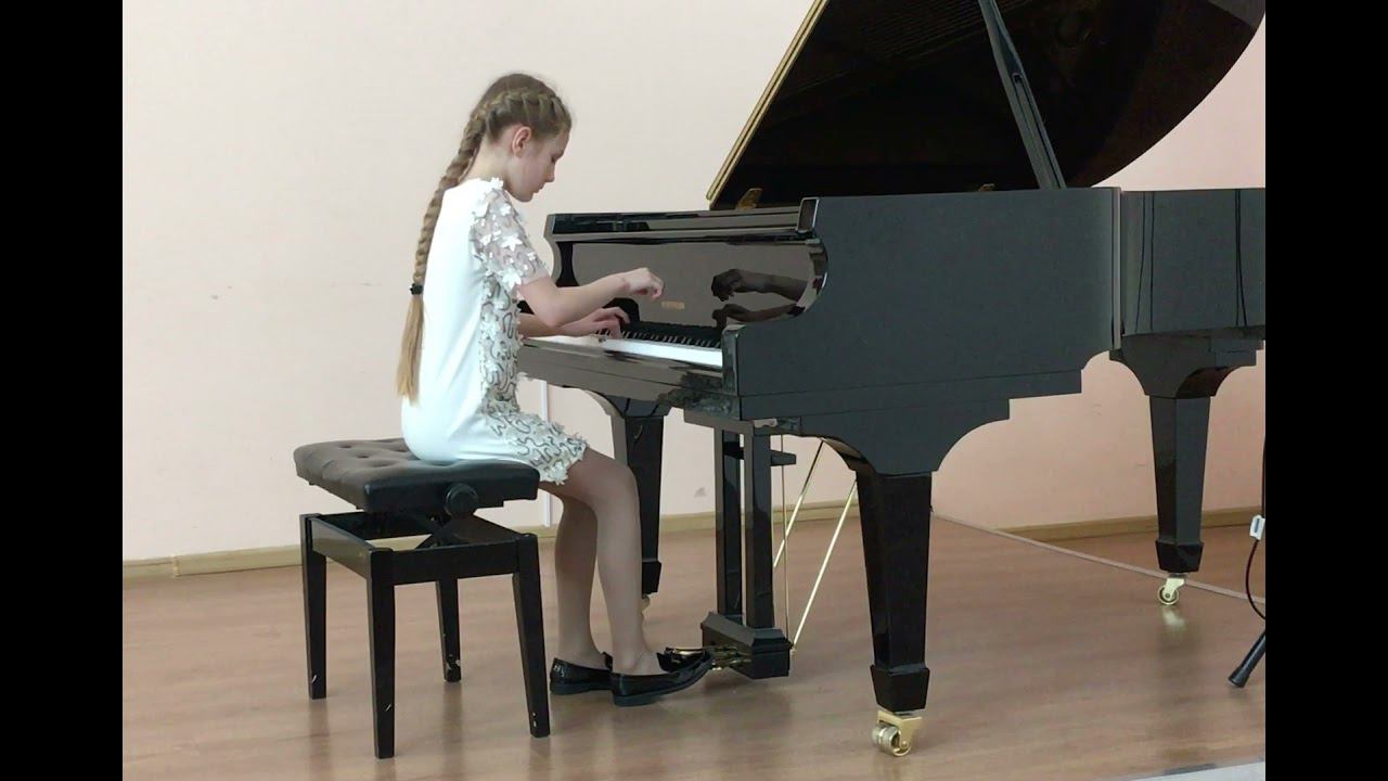 Балакина Евгения 4 класс, И.Шамо "Скерцо", К.Черни "Этюд" D-dur смотреть онлайн