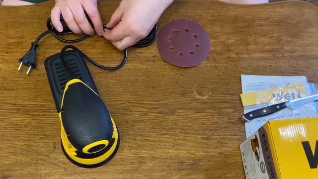 Распаковка орбитальной шлифовальной машинки. смотреть онлайн