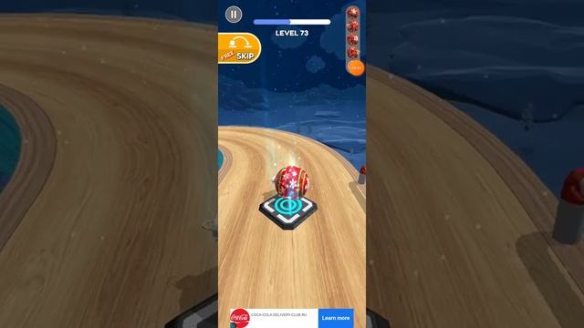 Новогодние обновление игры Going balls??? смотреть онлайн