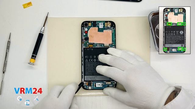 How to disassemble ? HTC Desire 830 (2PVD100) Take apart Tutorial смотреть онлайн