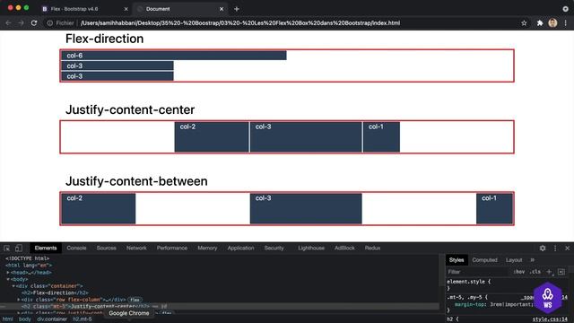 03 - Les Flex Box dans Bootstrap смотреть онлайн