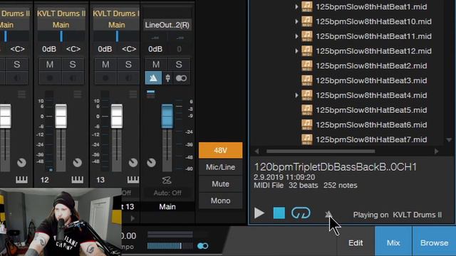KVLT DRUMS II - Quickly Demo MIDI in Studio One смотреть онлайн