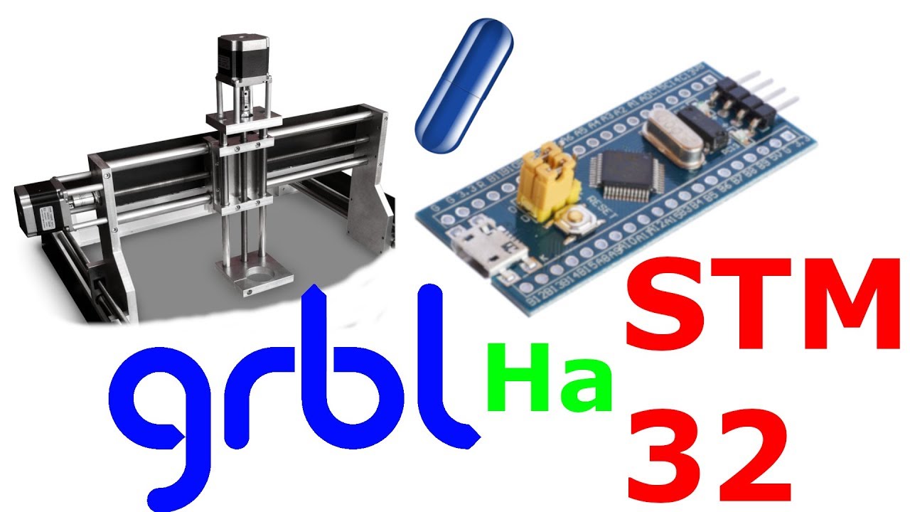 Запуск grbl на stm32 stm32f103c8t6 bluepill смотреть онлайн