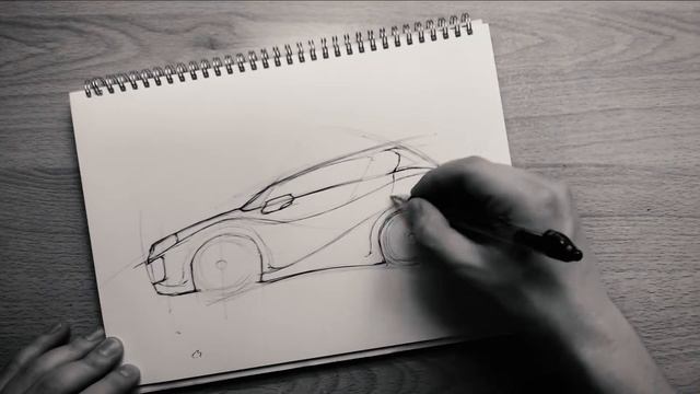 Product Design Indie: car design sketching - (speed 5x) смотреть онлайн
