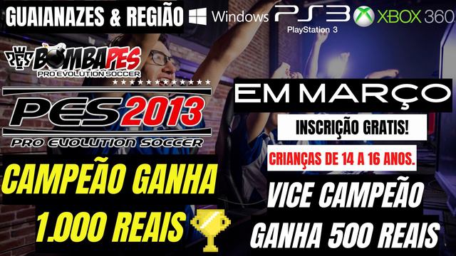 🎮🏆 CAMPEONATO PES 2013 PATCH BOMBA PES 2023 A MAIOR COMPETIÇÃO DE PES 2013 DO MUNDO! смотреть онлайн