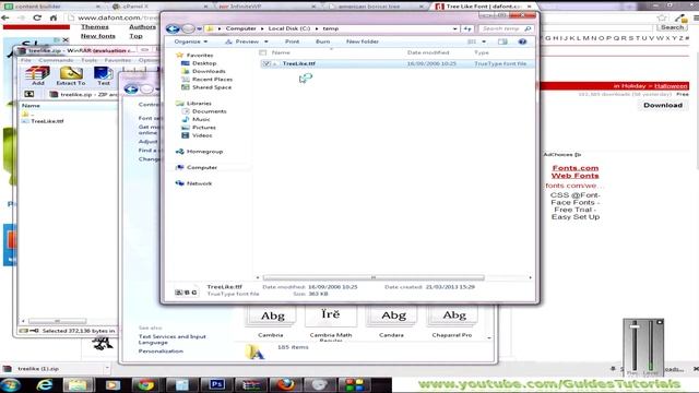 How to Install fonts in photoshop cs4 cs5 cs6 смотреть онлайн