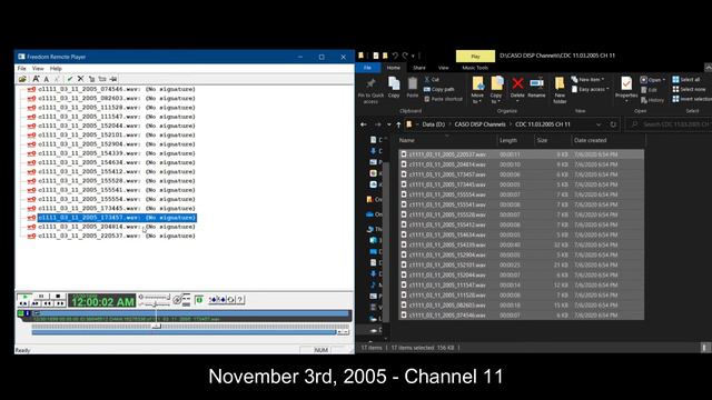 11-03-2005 - Channel 8-14 - CASO Dispatch смотреть онлайн