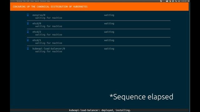 Deploying The Canonical Distribution Of Kubernetes onto AWS смотреть онлайн