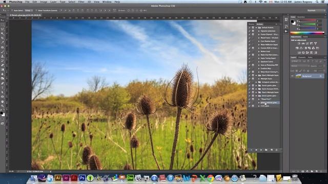 Custom Actions in Adobe Photoshop смотреть онлайн