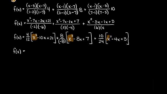 Second Order Lagrange Polynomial Example | Numerical Methods смотреть онлайн
