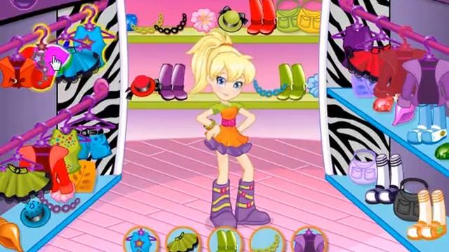 Magic Fashion Stage Polly Games Dress Up Games online game смотреть онлайн