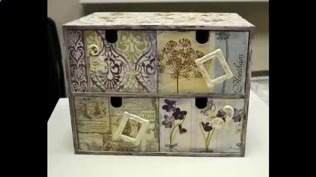 Декупаж комода из дсп в стиле прованс. Наталья Жукова. Мастер-класс. Фото-отчет. смотреть онлайн