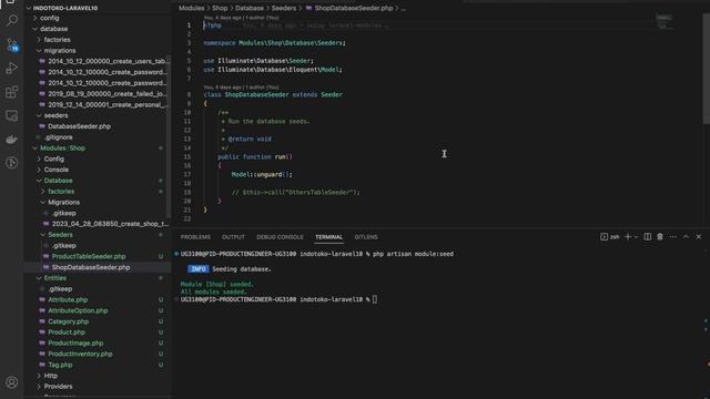 Membuat Toko Online dengan Laravel 10 - #5 Tinker, Factory, dan Database Seeder смотреть онлайн