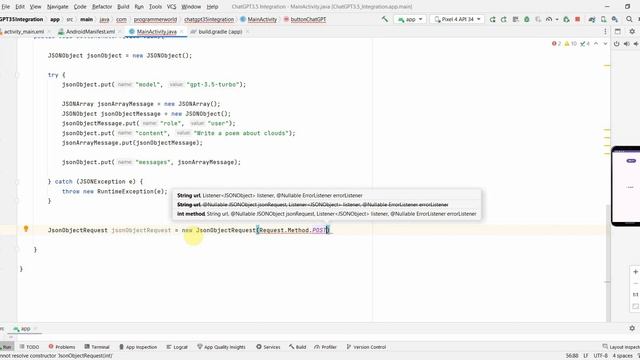 How to integrate Open AI Chat GPT model "gpt-3.5-turbo" in your Android app? смотреть онлайн