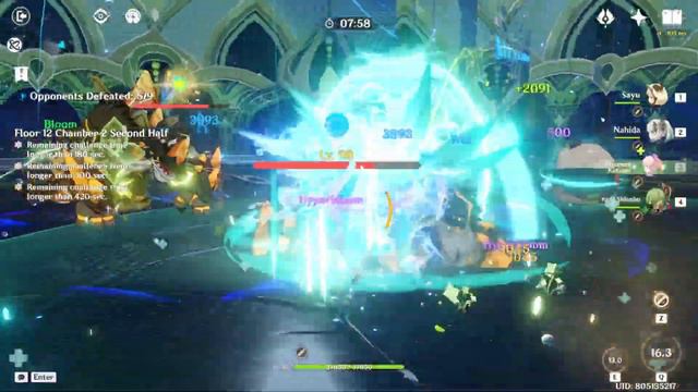 C0 Klee x C5 Sayu | New! Spiral Abyss 4.3 | Genshin Impact | Floor 12 9 Stars смотреть онлайн