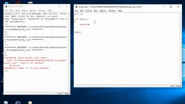 Python#20 Scope of Variables i.e. Global & Local Variables смотреть онлайн