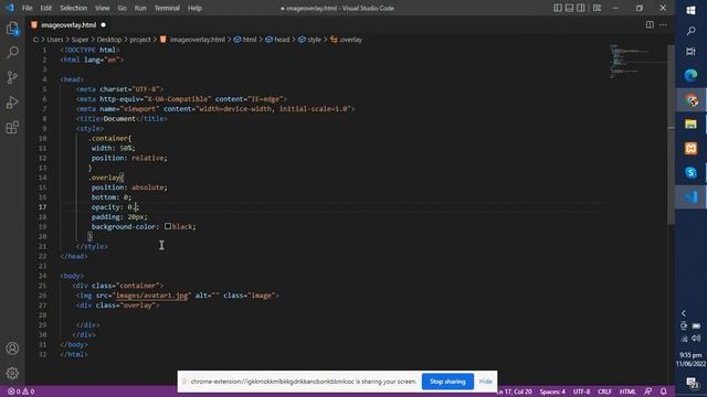 How To Overlay One Div Over Another Div or Image Using HTML & CSS смотреть онлайн