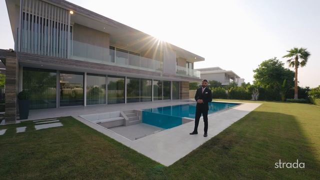 Inside a AED 46,000,000 - fully upgraded, 7 bedroom villa | Dubai Hills смотреть онлайн