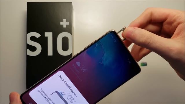 Samsung Galaxy S10 / S10 Plus SIM Card & Micro SD How to Insert or Remove смотреть онлайн