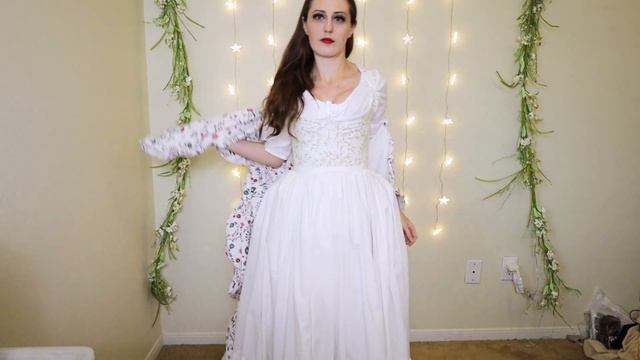 Getting Dressed In 18TH CENTURY ENGLAND || Robe A L'Anglaise