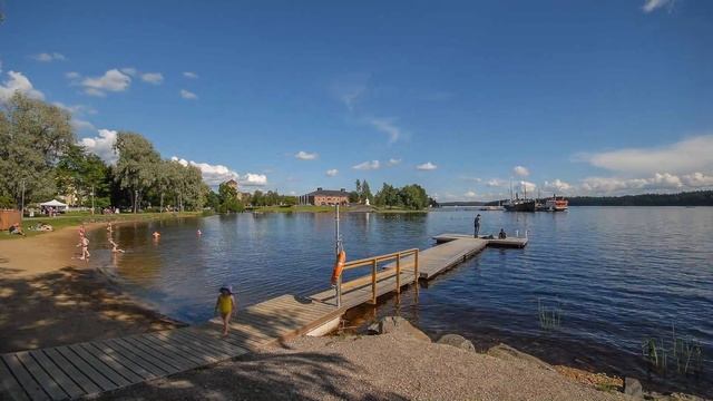 Savonlinna - Olavinlinna Castle And Passage Port Timelapse 2016