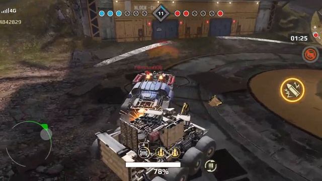 Crossout mobile PVP бой. Дотянул до конца с напарником (без комментариев) смотреть онлайн