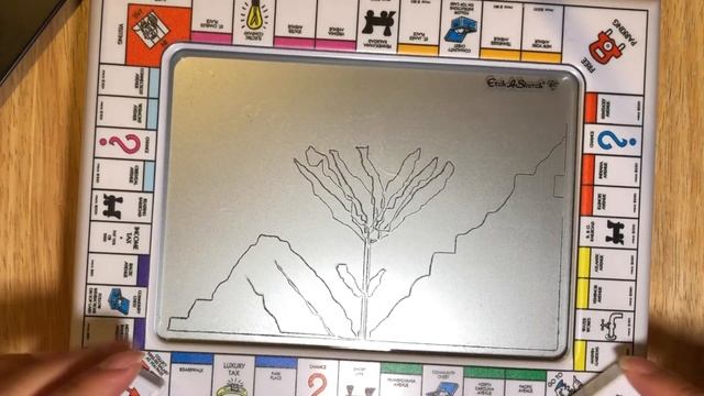 ASMR | Flower Sketch | Monopoly Etch A Sketch #art #sketch смотреть онлайн