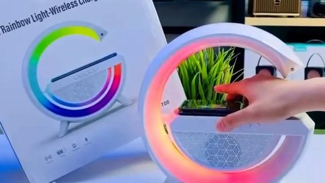 Bluetooth Speaker 15w Wireless Charger DeskLamp 7 IN 1 Multifunctional @Elektronikhouse88 смотреть онлайн