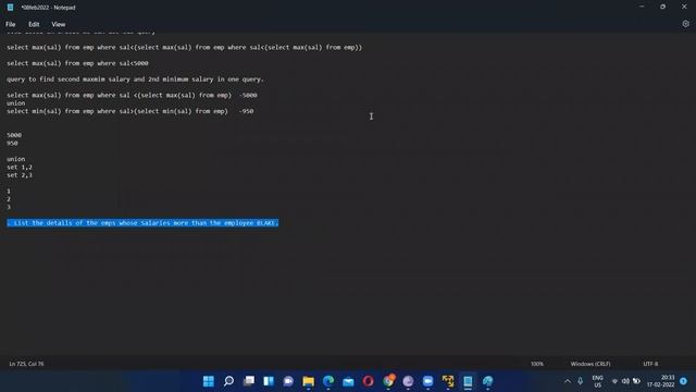 SubQuery in SQL смотреть онлайн