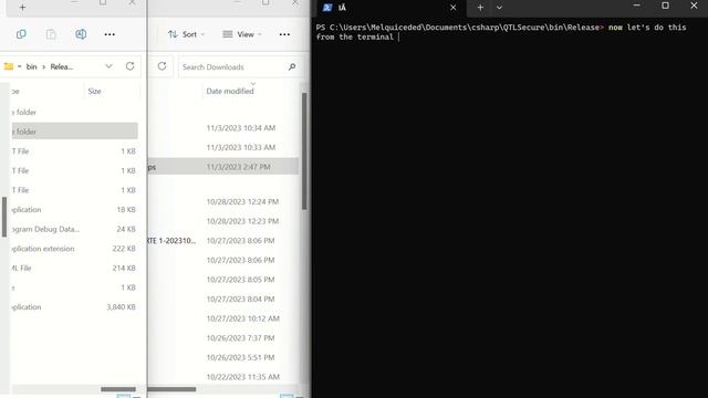 How to use QTLSecure Aes Encryptor Console Application Tutorial C# .Net Freamwork 4.7 смотреть онлайн