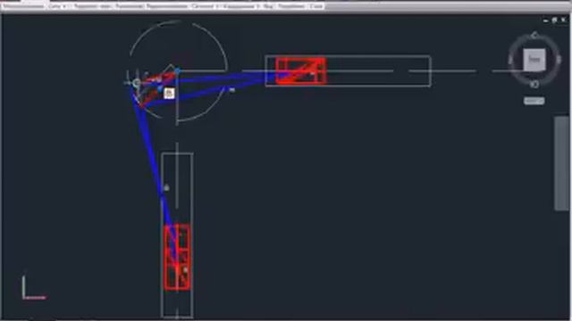AutoCAD 2011 параметризация и кинематика КШМ.mp4 смотреть онлайн