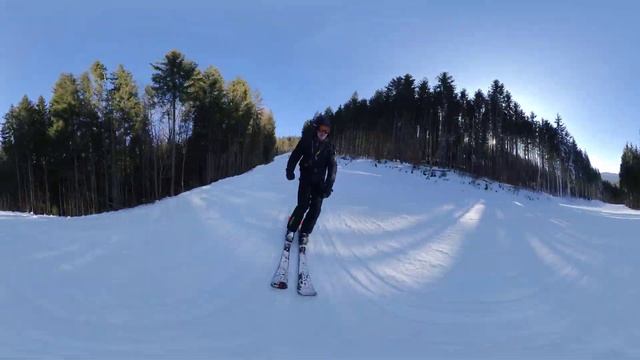 Буковель. Спуск в 360* по закрытой трасе #bukovel #Буковель смотреть онлайн