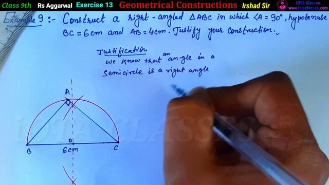 Construct a right angle triangle abc in which angle a=90 degree hypotenuse bc=6cm and ab=4cm смотреть онлайн
