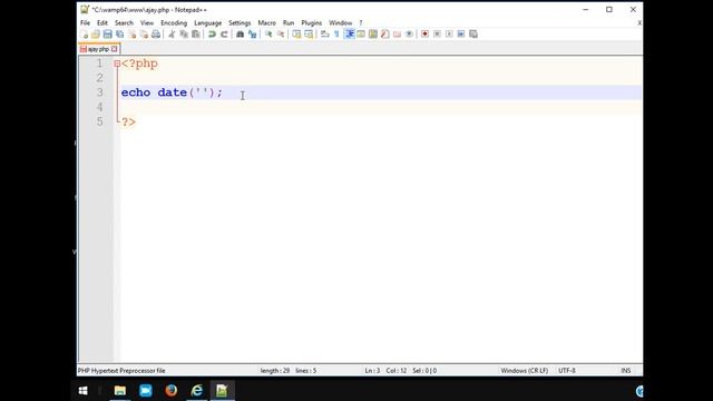 PHP Tutorial #20 Date and Time смотреть онлайн
