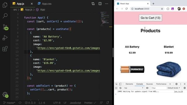 Live Coding a Shopping Cart using React смотреть онлайн