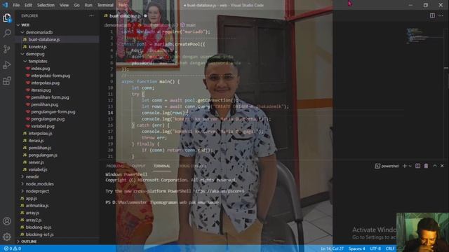 39. Membuat Database Dengan MariaDB Dan Node.jd смотреть онлайн