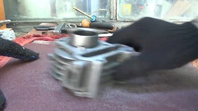 ? #Двигатель. Цилиндр -шлифовка плоскости прилегания с головкой. смотреть онлайн