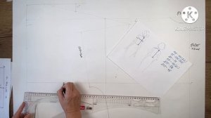 Строим выкройку цельнокроеного рукава с вытачкой из бокового шва/ для больших размеров/ Plus Size