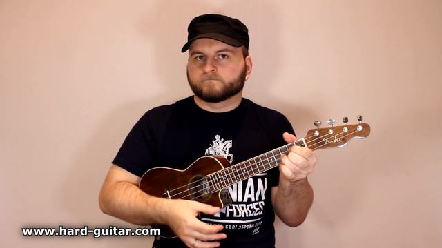 AC/DC Back In Black Ukulele Lesson (how to play tutorial with tabs, chords and lyrics) - Angus Youn смотреть онлайн