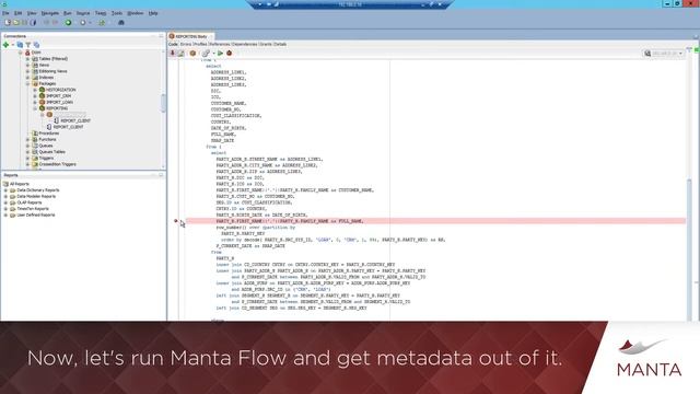 MANTA + Oracle DB | Data Lineage Automation Solution смотреть онлайн
