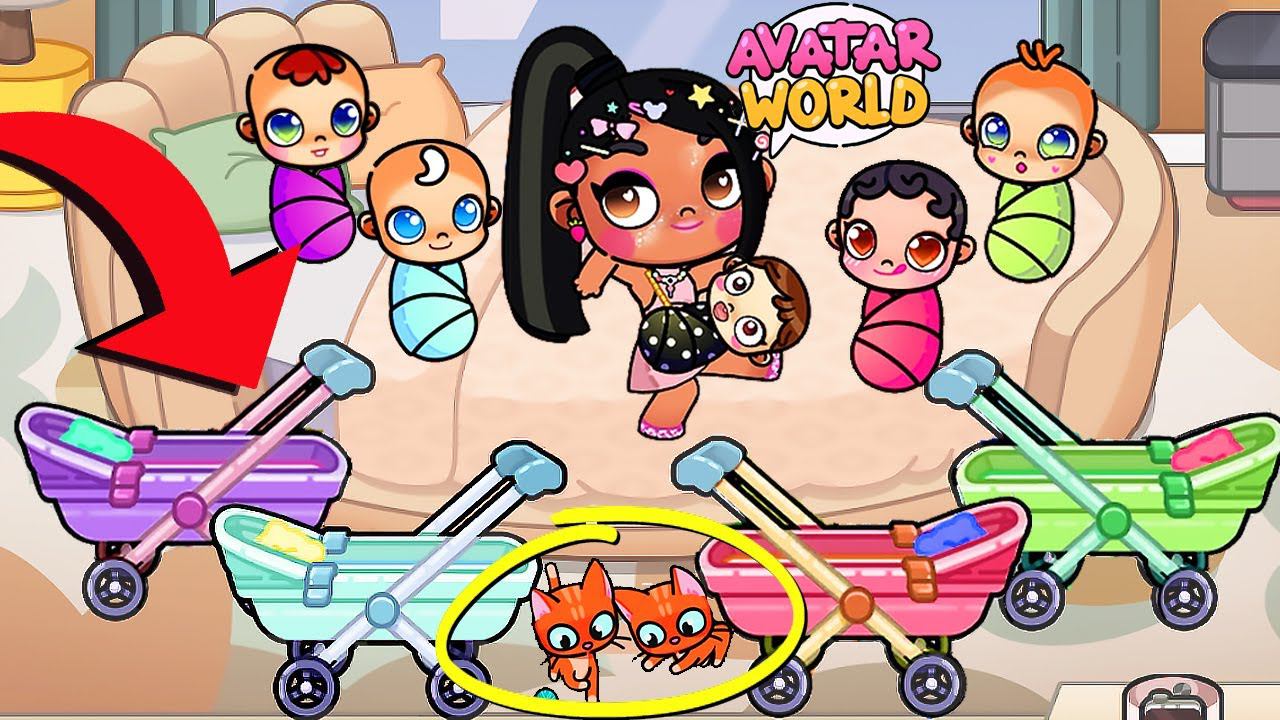 НОВЫЕ БАГИ И СЕКРЕТЫ - ОБНОВЛЕНИЕ - МЛАДЕНЦЫ в AVATAR WORLD ! смотреть онлайн
