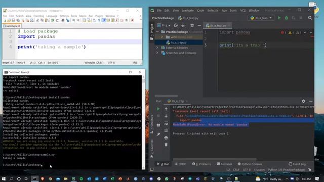 2022 How to Fix ImportError "No Module Named Pandas" Error in Python | Python Tutorial смотреть онлайн