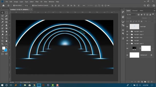 Create this Cool Neon Light Wallpaper in Photoshop - Tutorial by Design Creators смотреть онлайн