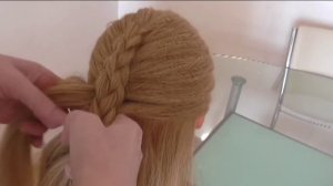 Коса 3 D с подхватом. Очень простой способ плетения. Видео-урок.