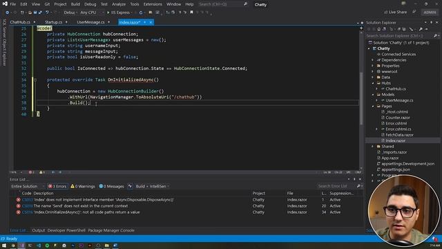 SignalR in Blazor - Making Real-Time Chat with Blazor Server SignalR Example смотреть онлайн