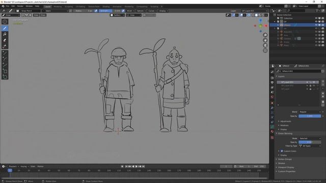 Character Exploration with Grease Pencil - 001 смотреть онлайн