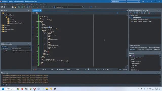 Esmiuçando o ObjectPascal - 05 - Tipos de Dados 03 e Estruturas de Validação смотреть онлайн