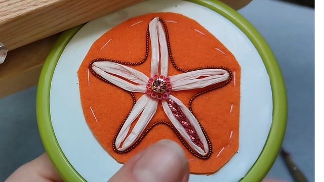 Процесс создания броши Морская Звезда. Для начинающих мастеров и не только смотреть онлайн