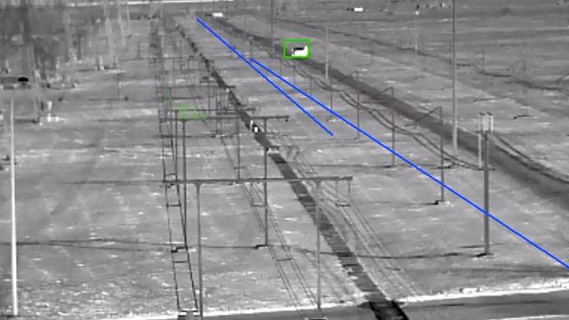 Energy Station - Temperature measurement and 'Line Crossing' by Hikvision Single-Lens Thermal Camer смотреть онлайн